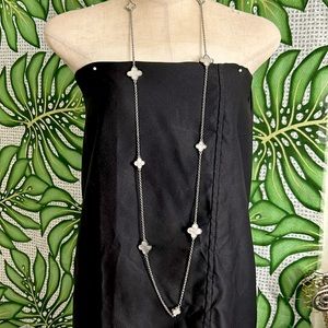 🖤Mother of pearl Clover 🍀 charm necklace